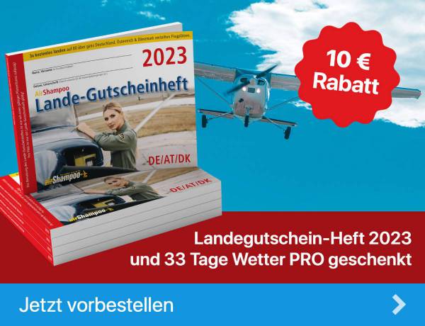 Landegutschein-Heft: 10 EUR sparen und 33 Tage Wetter PRO geschenkt