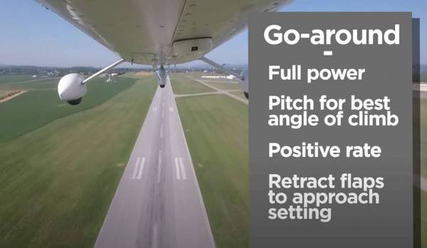 Ein Go-around ist immer eine sichere Option