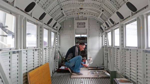 Ju 52 wird in Museum restauriert und ausgestellt