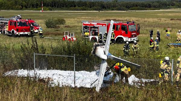 Flugplatz Bamberg: Kleinflugzeug stürzt beim Start ab