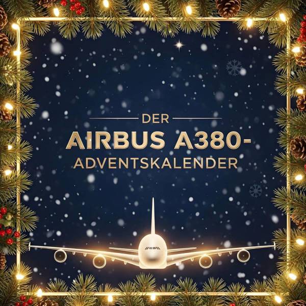 Der Airbus A380-Adventskalender