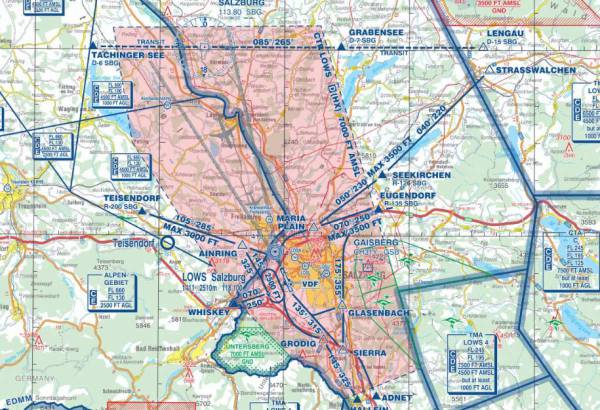 HX-Kontrollzonen f&uuml;r Innsbruck, Graz, Klagenfurt, Linz, Salzburg