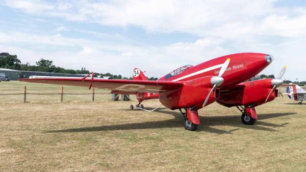 Einzige flugf&auml;hige de Havilland DH.88 Comet der Welt verungl&uuml;ckt