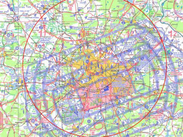 Neue Sperrgebiete erfordern gro&szlig;e Sorgfalt bei der Flugvorbereitung