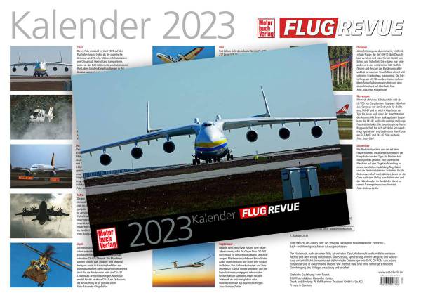 Flug Revue Kalender 2023