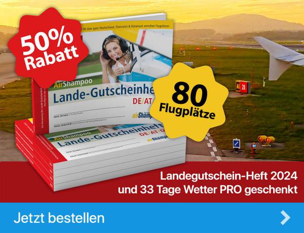 Landegutschein-Heft: 50 % Rabatt und 33 Tage Wetter PRO geschenkt